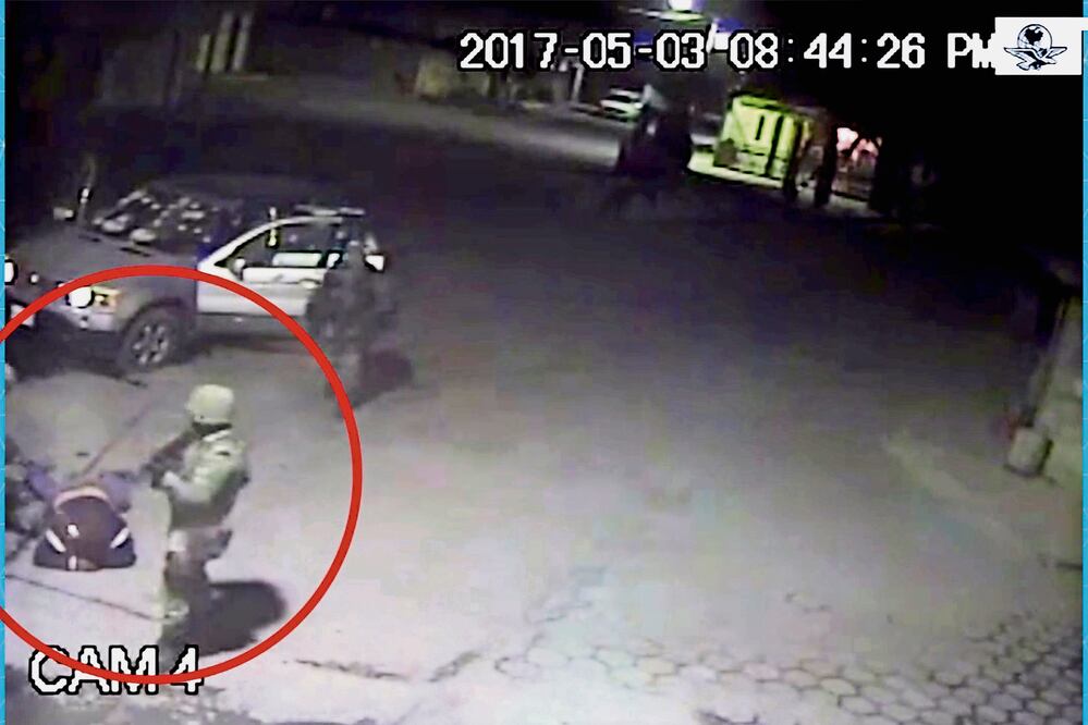 Imagenes en video de la presunta ejecución. Foto: Archivo