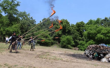 Marina incinera 2.9 toneladas de narcóticos en Chiapas; FGR y GN estuvieron presentes en la destrucción