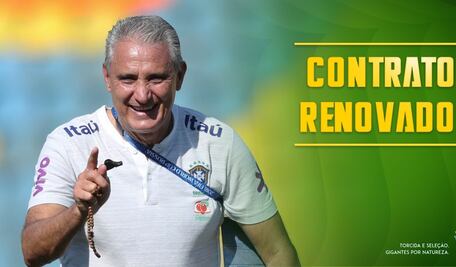 Tite renueva contrato con Brasil hasta 2022