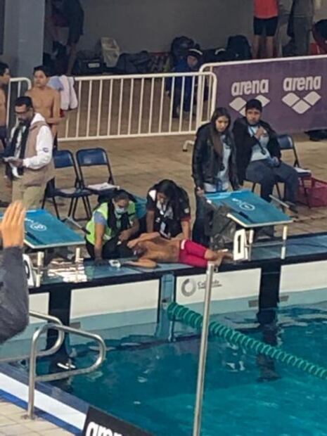 Atletas intoxicados en el Campeonato Nacional de Natación