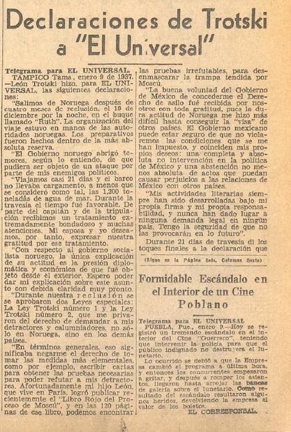 Cuando León Trotsky se exilió en México