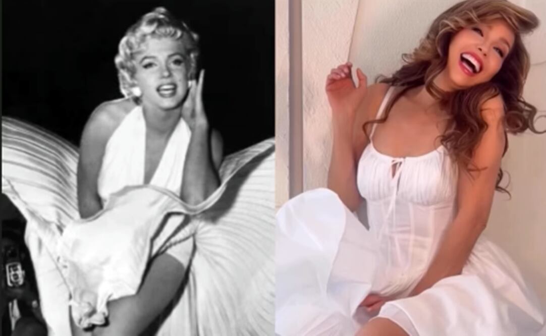 Thalía honra a Marilyn Monroe, la actriz de Hollywood cumple 100 años de haber nacido.