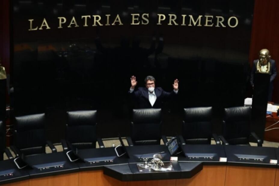 El Senado con cubrebocas; la votación de la Ley de Amnistía en fotos