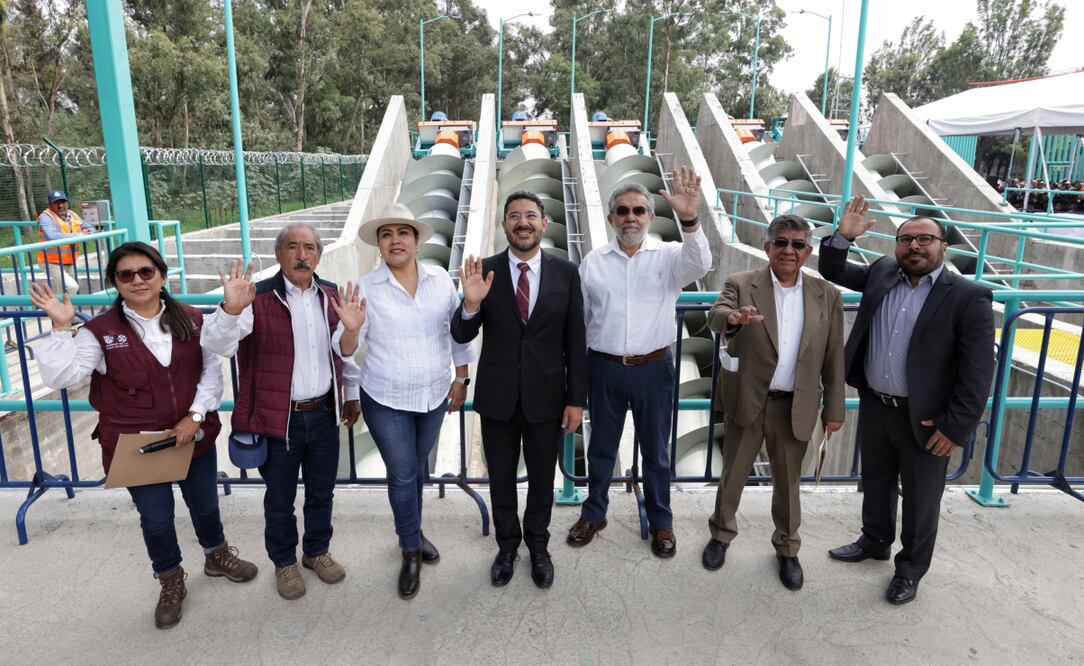 Marti Batres y SACMEX inauguraron la Planta de Rebombeo No. 3. Foto: Especiales