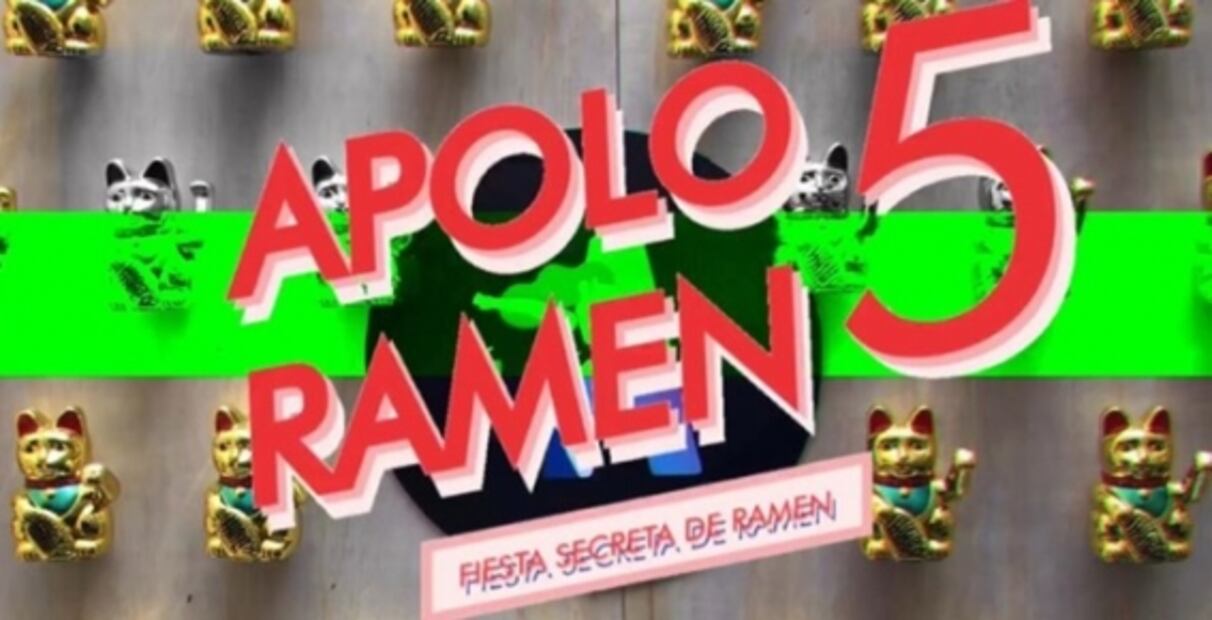 Apoloramen: una fiesta dedicada al ramen, drinks y la buena música