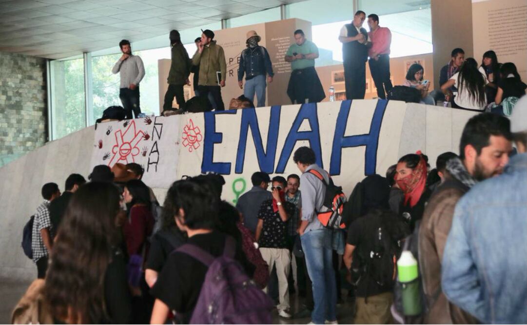 La Asamblea Interuniversitaria surgió a raíz de las movilizaciones que se realizaron tras el ataque que recibieron por parte de grupos de porros alumnos del CCH Azcapotzalco el 3 de septiembre. FOTO:  Ariel Ojeda / EL UNIVERSAL