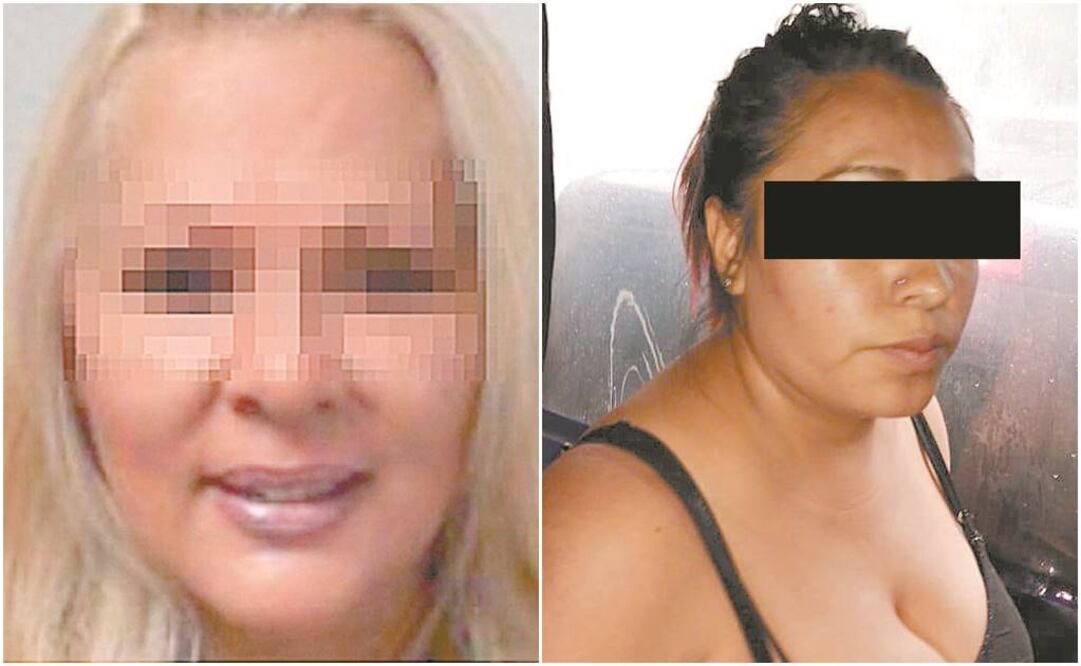 Presuntas victimarias. La mujer de la izquierda reservó una mesa a nombre de Vanessa Bayer en el restaurante donde se citó con Sutchi y Alon; ahí, Esperanza “N” (der.) y otro sujeto los esperaban para matarlos. Fotos: ESPECIAL Y ARCHIVO EL UNIVERSAL