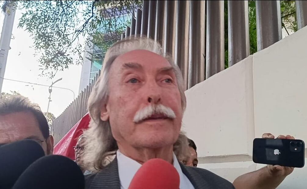 Rafael Reyes Retana Valadez, abogado de Alejandro "N", expresó su descontento a la resolución emitida, ya que "no fue apegada a la legalidad". Foto: Gisela González Granados