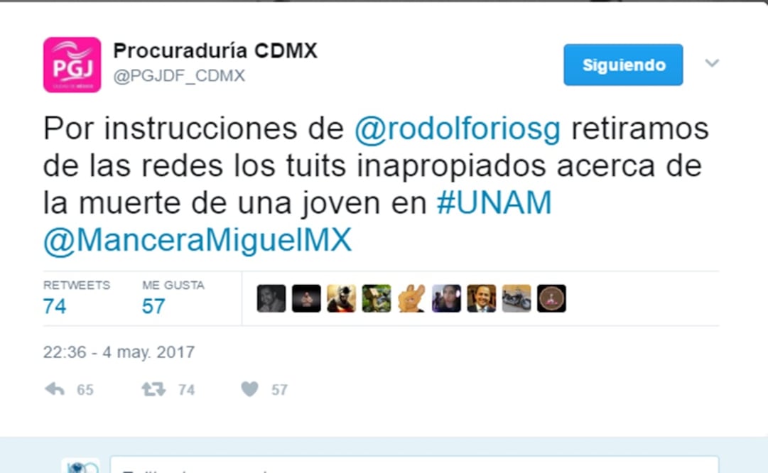 (Foto: tomada de @PGJDF_CDMX)