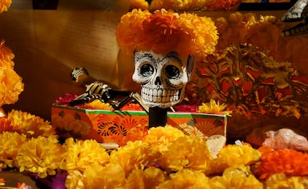 Day of the Dead Altars and Flowers Festival in Mexico City