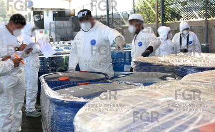 FGR destruye más de 105 toneladas de precursores químicos en Sinaloa; provoca pérdidas financieras a grupos criminales