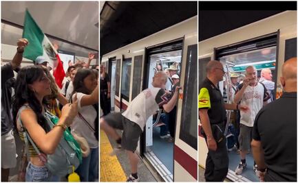 ¡Conmovedor! Mexicanos responden de forma épica a hombre que les impide la entrada al metro de Italia; video se viraliza en la red