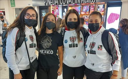 Algunas jugadoras de la Selección Mexicana de Futbol Americano ya viajan a Finlandia