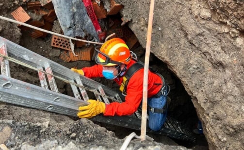 Hallan mina de 600 metros cúbicos en colonia Tacubaya 