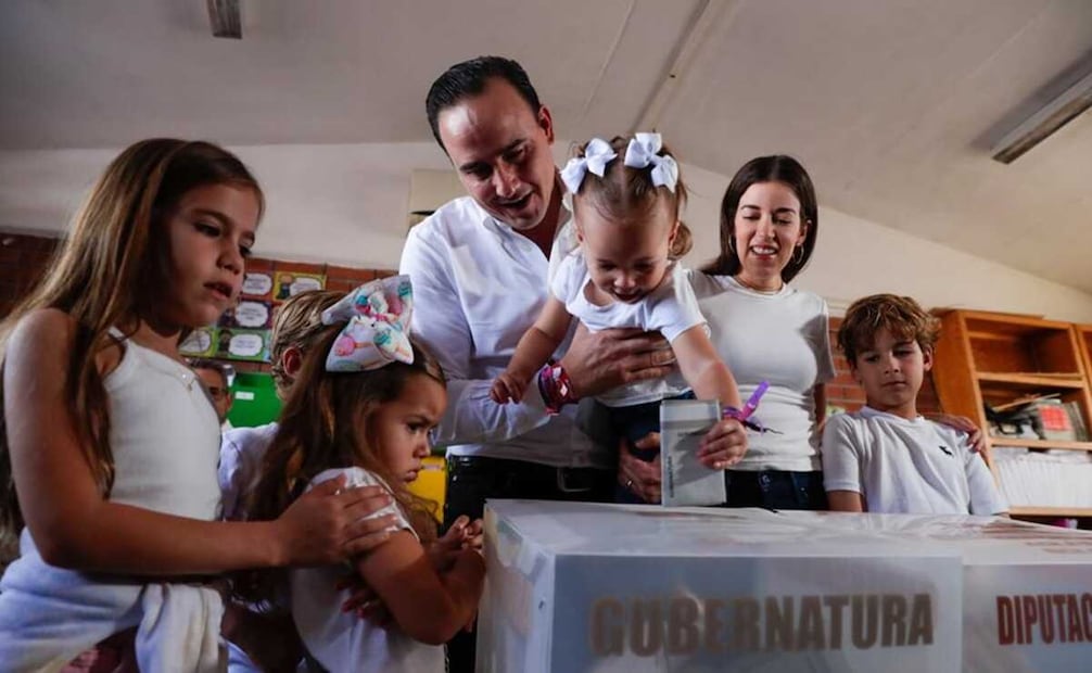 Manolo Jiménez, candidato de la coalición PRI-PAN-PRD por la gubernatura de Coahuila. Foto: Diego Simán Sánchez / EL UNIVERSAL