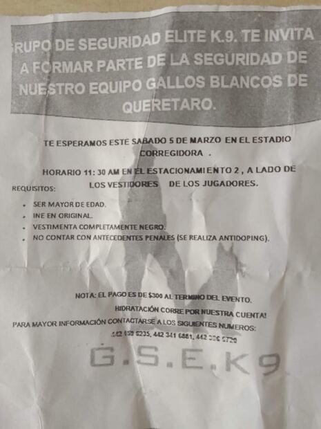300 pesos y sin experiencia; los ridículos requisitos para seguridad privada en La Corregidora