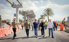 Arranca arborización en Parque Lineal Línea 4 en Nuevo León; se proyecta como un corredor biológico urbano