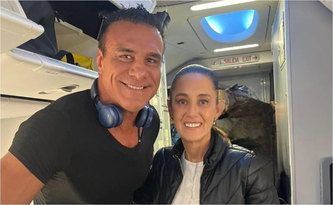 FOTO: Alberto del Río presume encuentro con Claudia Sheinbaum; el gladiador la invitó a una función de lucha libre - albertopatronpromotions