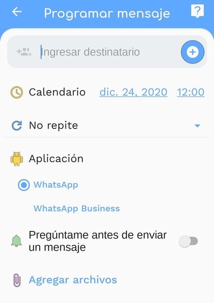 Cómo programar mensajes navideños en WhatsApp para que no olvides enviarlos