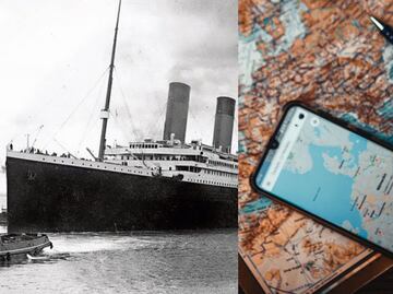 Google Maps te muestra el punto exacto en donde se hundió el Titanic