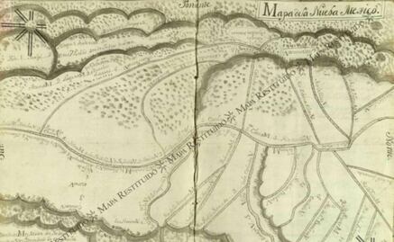 FBI entrega a México mapa de la Villa de Santa Fe, documento del siglo XVIII; queda bajo custodia del Archivo General