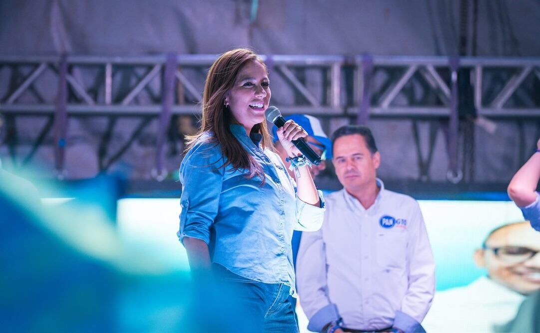 Libia Dennise García Muñoz Ledo, denunció la difusión de dos falsas conversaciones con inteligencia artificial. Foto: especial