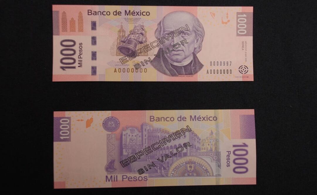 The change is part of the renovation of Mexican bills – Photo: Agustín Martínes/EL UNIVERSAL	
