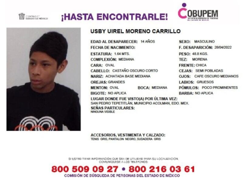 Localizan a dos de los cinco niños que huyeron de un albergue en Acolman