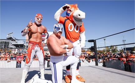 VIDEO: La espectacular presentación de luchadores mexicanos en la casa de los Broncos de Denver