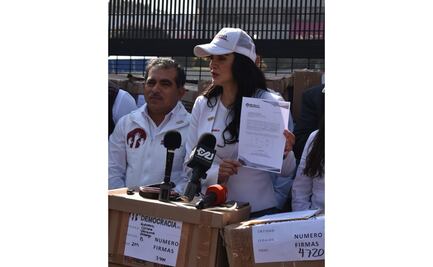 Entregan al INE más de un millón de firmas que apoyan revocación de mandato