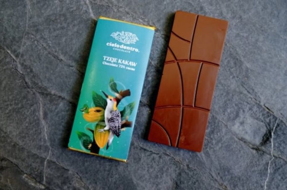 Este chocolate es elaborado con ayuda de un pájaro carpintero