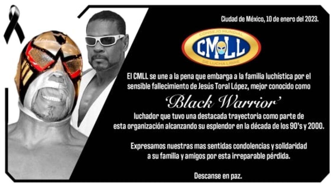 Muere el luchador Black Warrior, eterno rival del Místico