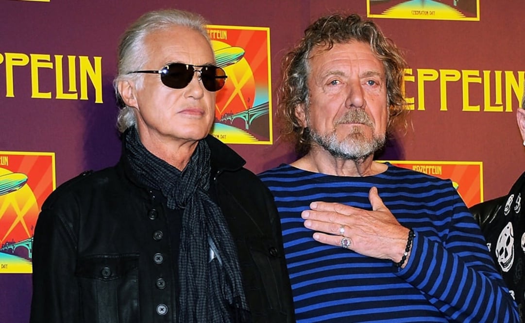 Jimmy Page y Robert Plant. Foto: AP