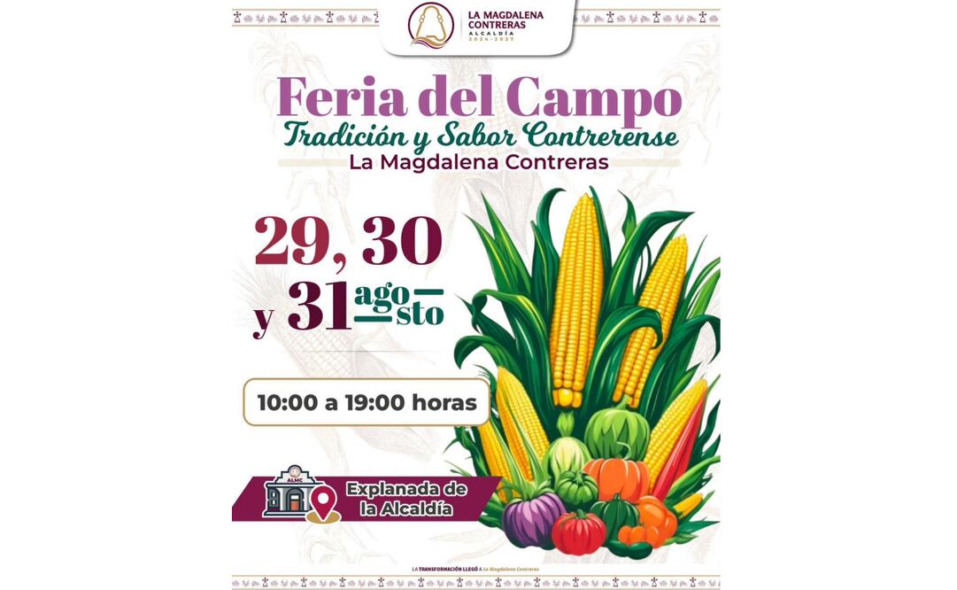 Feria del Campo en Magdalena Contreras. 
Foto: Especial.