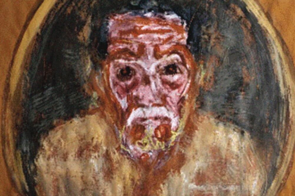 Naa Pia´ 14; grabado en mixta sobre papel, de 2017. (CORTESÍA GALERÍA JUAN MARTÍN)