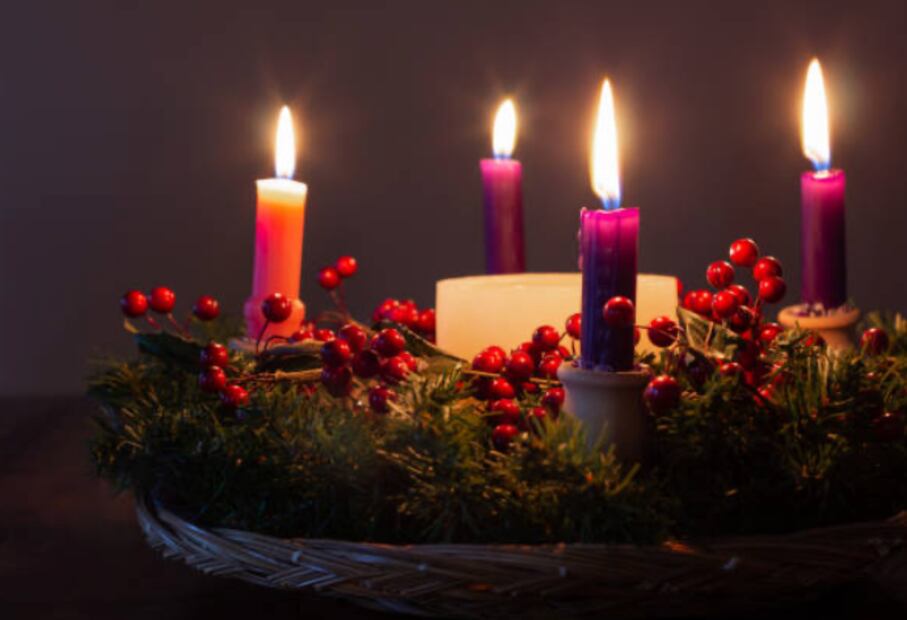 Corona de Adviento. Foto: Pixabay