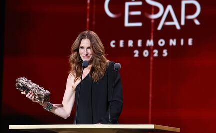Julia Roberts homenajeada con el Premio César de Honor en la noche más importante del cine francés