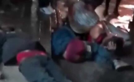 Pobladores de Tulancingo, Hidalgo, golpean a 4 supuestos ladrones; amenazaron con prenderles fuego