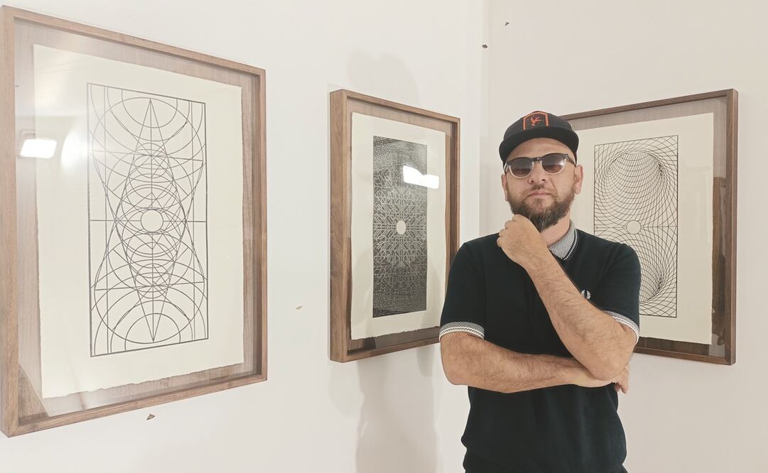 El artista mexicano llamó a su colección de grabados Circular Projection. Foto: Arturo Sanguino/ El UNIVERSAL