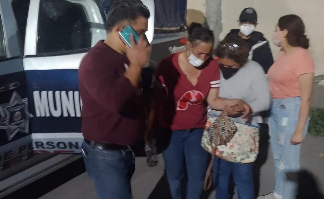 La mujer fue trasladada a la Oficialía Conciliadora del fraccionamiento Las Américas. Foto: Especial