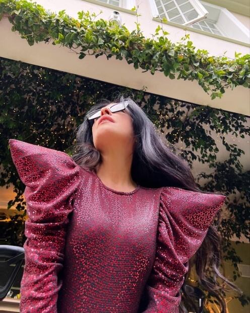 El abrigo animal print de Martha Debayle es perfecto para el invierno y ya lo queremos