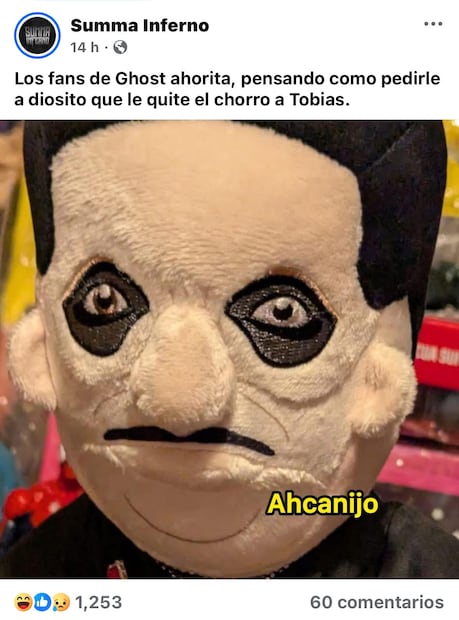 Los mejores memes que dejó la cancelación del concierto de Ghost. Fotos: Redes Sociales