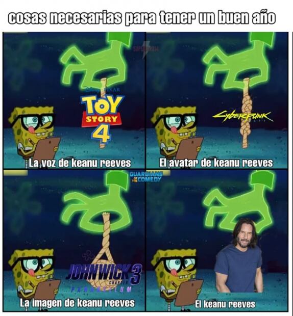 Los memes de Keanu Reeves reinan en las redes 