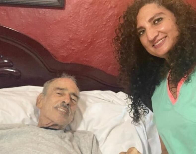 Andrés García tenía instalado un cuarto de terapia intensiva en su casa. Foto: Instagram