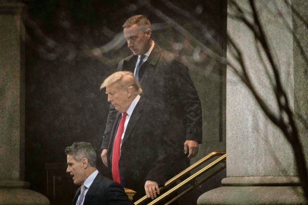 El expresidente estadounidense Donald Trump, ayer en Washington. Foto: Kent Nishmura | AFP