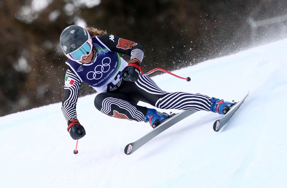 Sarah Schleper, competidora de México, en los Juegos Olímpicos de Invierno Milan- Cortina 2026 - Foto: EFE