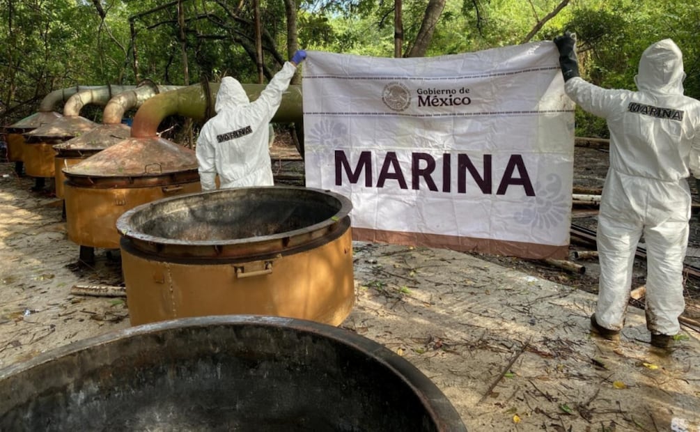 Desmantelan laboratorio clandestino en San Blas, Nayarit (15/08/2025). Foto: Especial