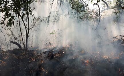 Por tercer día, trabajan para controlar incendio forestal en cerro de Tepoztlán