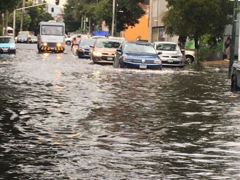 Inundaciones y caída de árboles, las afectaciones que dejó la tormenta de este viernes en la CDMX