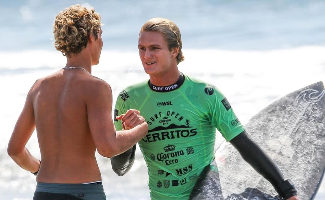 Luccas Cassity tras ver acción en playa Los Cerritos | FOTO: WSL